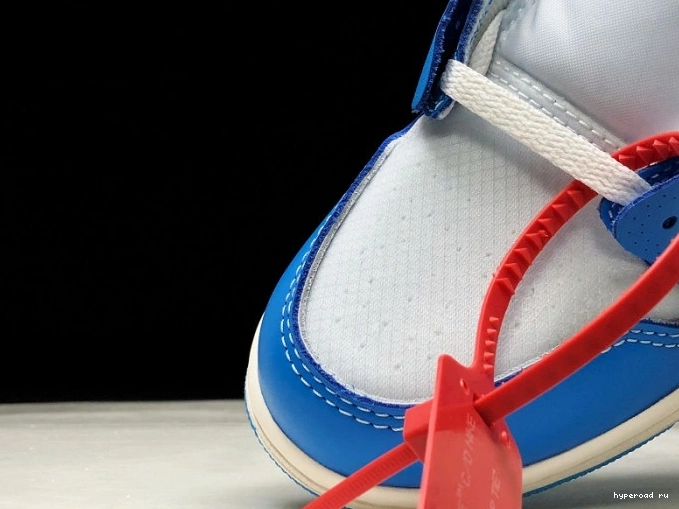 Jordan AQ0818-148 Air Blue 1 Powder UNC Off-White 0910